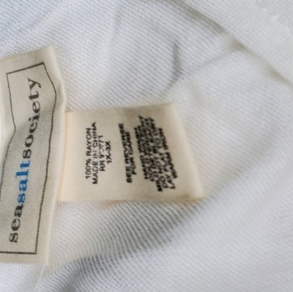 Plus Size Fringed Swimsuit Cover up 1X -:3X - Picture 11 of 12